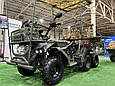 Електроквадроцикл HIMAKS Military Off-Road 6W4D шестиколісний для доставки вантажу та евакуації, фото 6