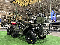 Электроквадроцикл HIMAKS Military Off-Road 6W4D шестиколёсный для доставки груза и эвакуации