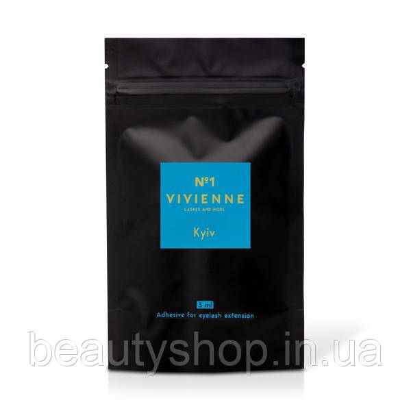 Клей для нарощування вій Vivienne Kyiv | 0,3-1 сек | 7-8 тижнів | Універсальний клей