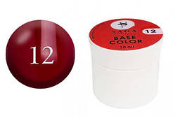 Кольорова база для гель лаку Saga Professional Color Base №12, 30 мл