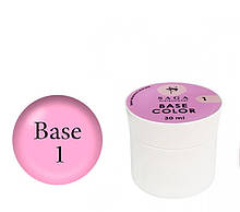 Кольорова база для гель лаку Saga Professional Color Base №1, 30 мл