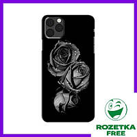 Чехол с рисунком iPhone 13 Mini (Роза черна)