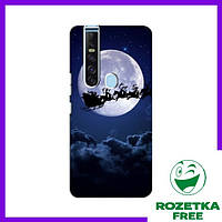 Чехол с рисунком TECNO Camon 15 Pro (Санта)