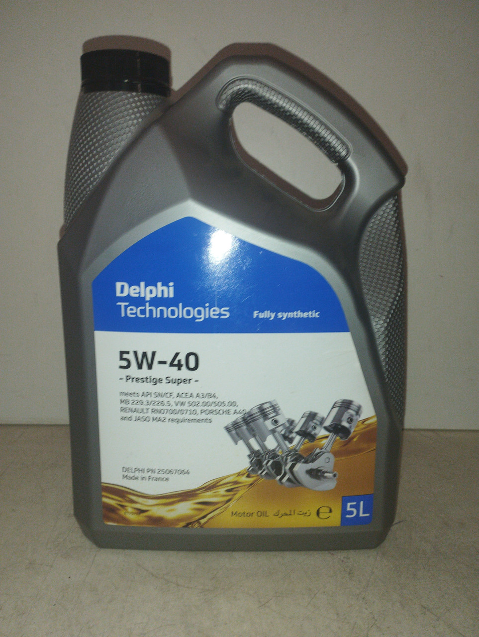 Олива моторна DELPHI Prestige Plus 5W40 5 л, фото 1