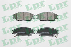 LPR 05P1222 Гальмівні колодки передні Hyundai Accent Getz Lantra