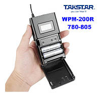WPM-200R (780-805МГц)Такстар - напоясний приймач для системи персонального моніторингу WPM-200, в комплекті з