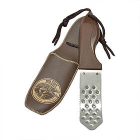 Ніж-скребок з нержавіючої сталі для риби Acropolis НС-2, Функціональний рибальський ніж для чищення риби