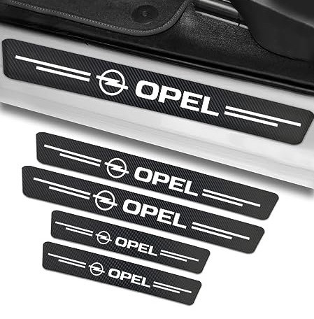 Захисна плівка для порогів з логотипом OPEL (комплект 4шт.) Carbon