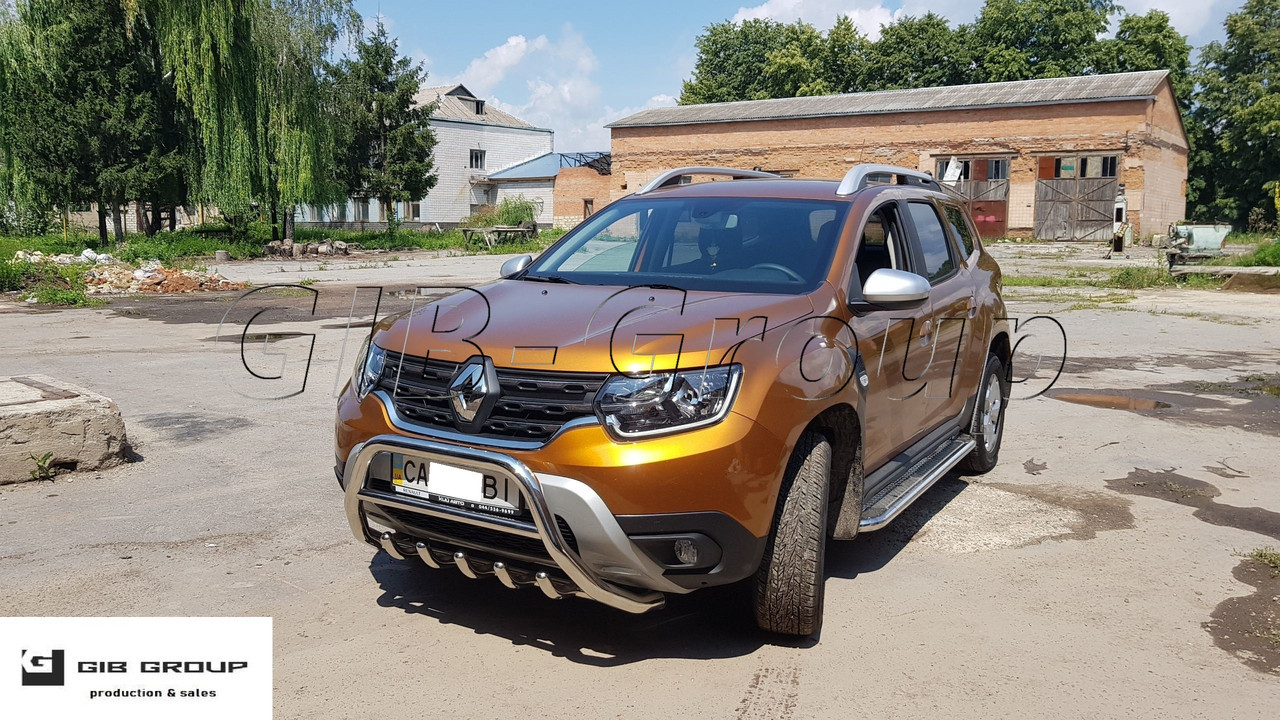 Захист переднього бампера - Кенгурятник Renault Duster (18+)