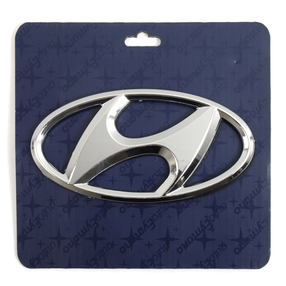 Емблема "Hyundai" i20/ перед/2 штирьки/ 125х64мм 86300-iJ500