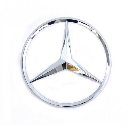 Емблема "Mercedes" D120мм (Спринтер) /6 пуклів (оригінал), фото 2