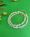 Натуральний опал. Намисто з натурального ефіопського   опалу .Намисто чокер вогненний опал .Індія., фото 6