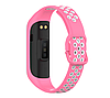 Силіконовий ремінець Primo Perfor Sport для фітнес-браслета Samsung Galaxy Fit 2 (SM-R220) - Pink&White, фото 4