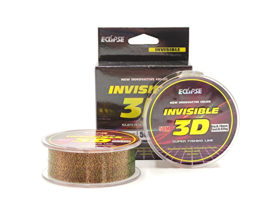 Волосінь ECLIPSE Invisible 3D 50m 0.10mm 4.5кг