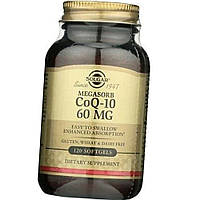 Коэнзим Q10 Солгар Solgar CoQ10 60 mg megasorb 120 капсул Кофермент Vitaminka