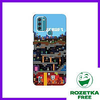 Чехол (Minecraft) Нокиа С31 / Чехлы Майнкрафт Nokia C31