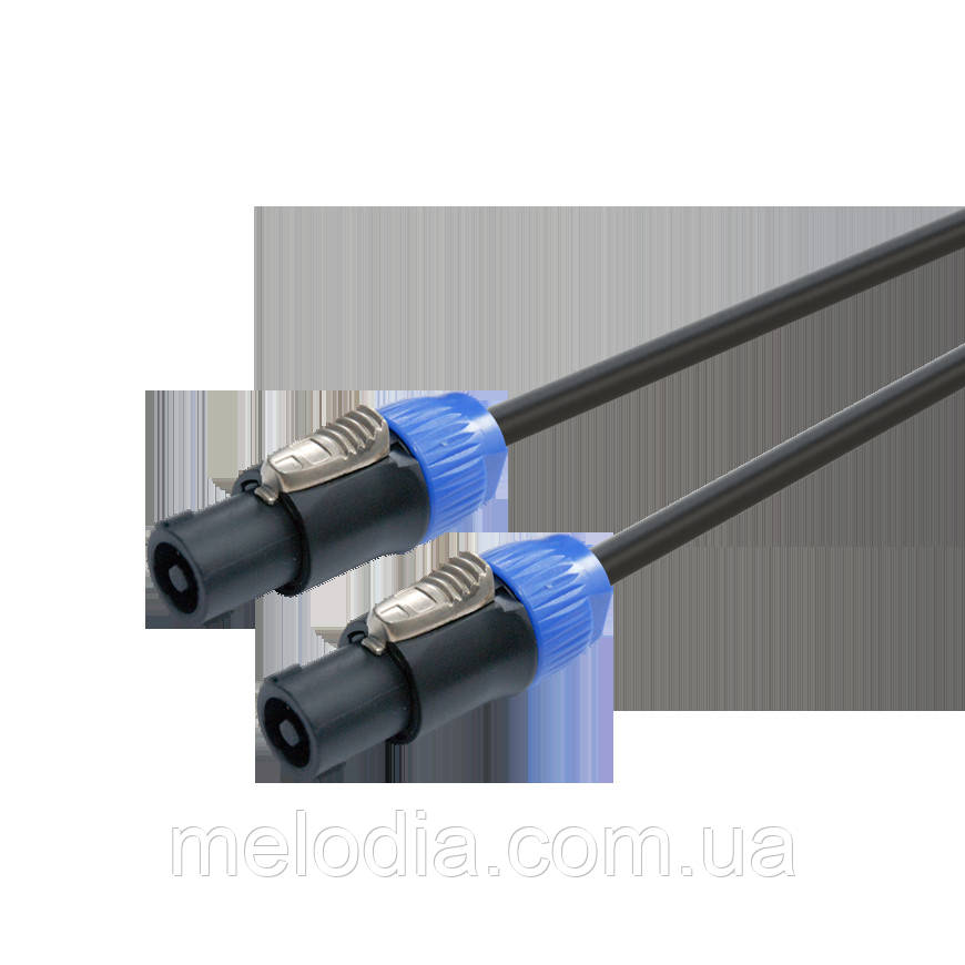Акустичний кабель DSSS215L10 Roxtone Готовий акустичний кабель спікон-спікон 10м, перетин 2 * 1,5 мм