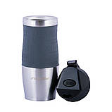 Термокружка Kamille Сірий 380мл з нержавіючої сталі KM-2052, фото 5