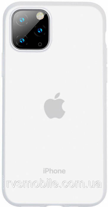 Чохол Baseus для iPhone 11 Pro Jelly Liquid Silica Gel, Transparent White (WIAPIPH58S-GD02), фото 1