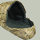 Спальник "Тактик -20 Зима 400" Спальний мішок-ковдра для суворої зими 210х85 см Піксель, фото 7