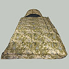 Спальник "Тактик -20 Зима 400" Спальний мішок-ковдра для суворої зими 210х85 см Піксель, фото 2