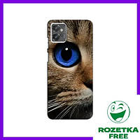 Чехол (ГлазКота) для Мото Дж 23 / Чехлы Motorola MOTO G23 с котиком