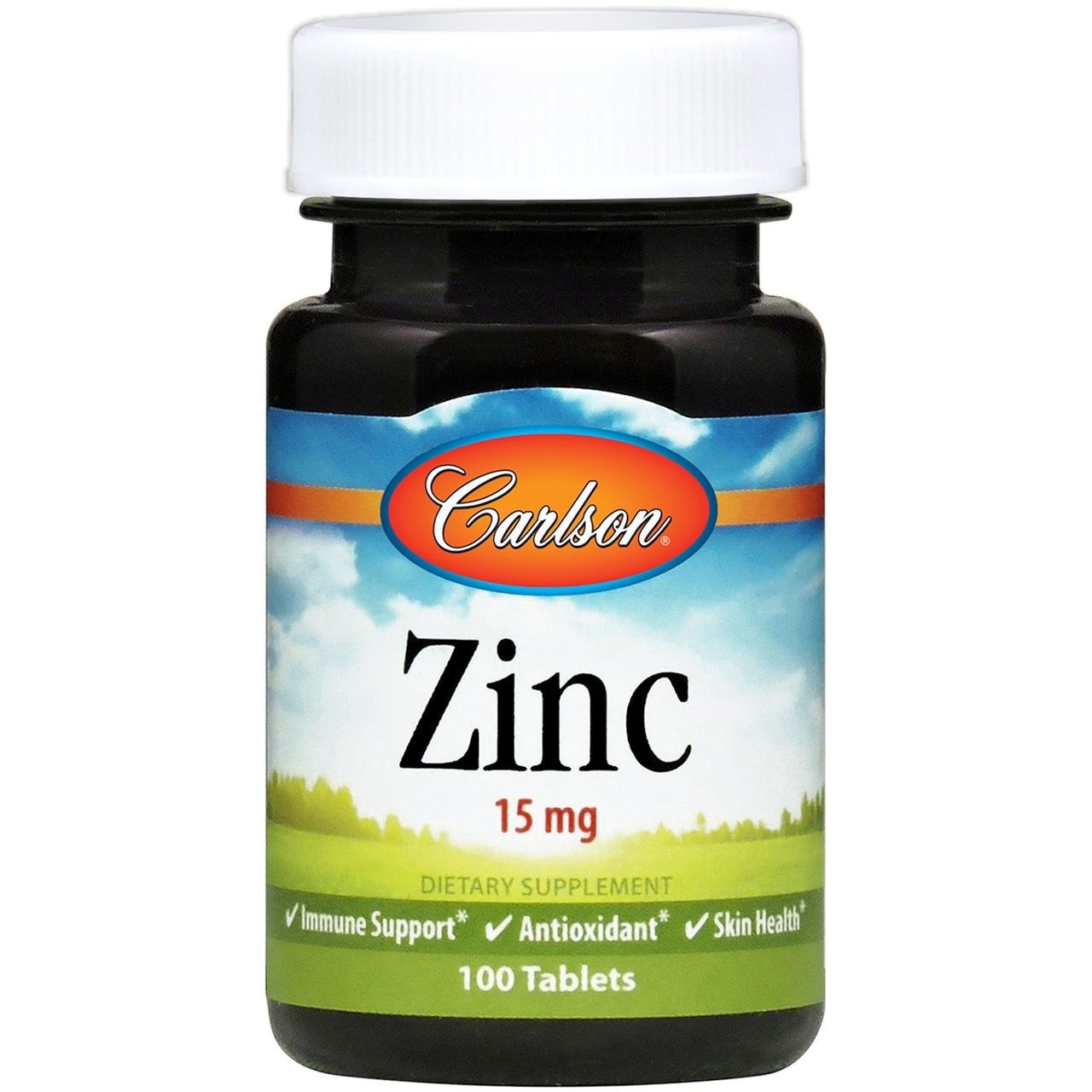 Цинк Carlson ZINC 15 mg 100 таблеток, фото 1