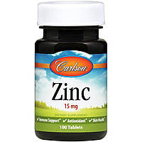 Цинк Carlson ZINC 15 mg 100 таблеток