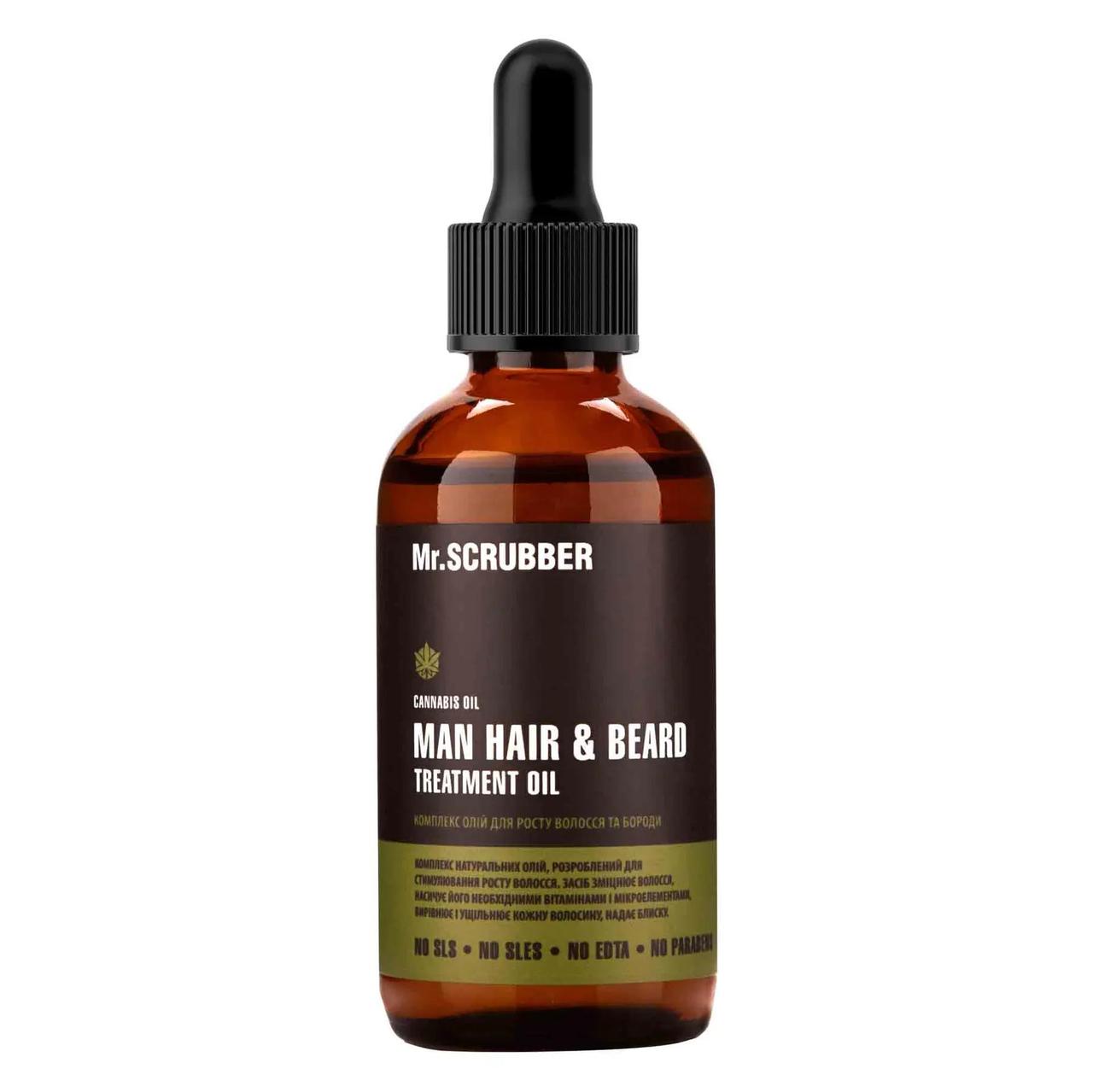 Комплекс олій для росту волосся й бороди MAN Hair&Beard Treatment Oil Mr.SCRUBBER