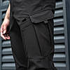 Штани тактичні Pobedov Static 1362 р. L чорні Soft Shell / військові штани весна осінь, фото 6