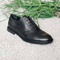 Класические туфли отличное качество Loafers Ikos 391 Black Размер 41 мужские туфли класические повседневные