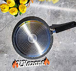 Сковорода для млинців гранітне покриття 24см Maestro MR-1221-24 Сковорода для млинців індукційне дно, фото 7