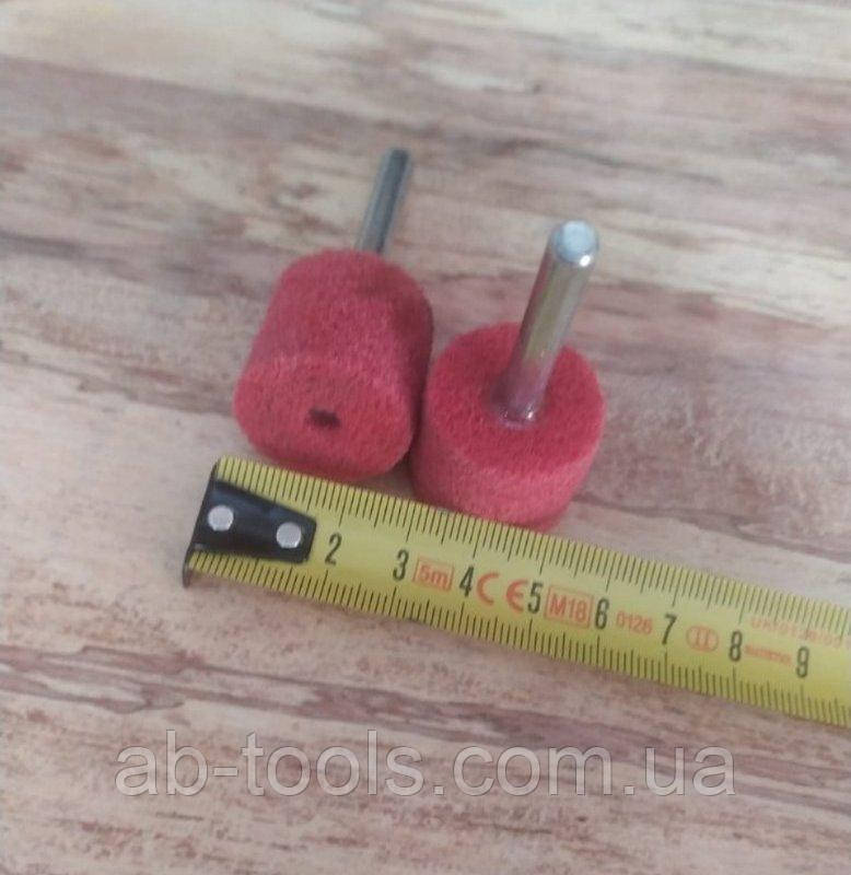 Полірувальна насадка 25/25/6 P120 червона піна на дриль, фото 1