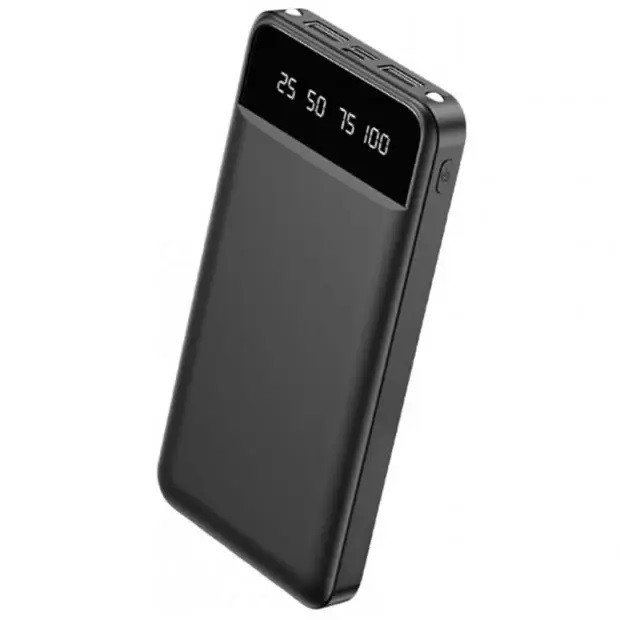 Портативний акумулятор Power Bank XO PR162 2USB 10000mAh Чорний