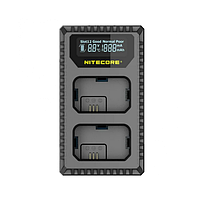 Двухканальное зарядное устройство Nitecore USN1 для аккумуляторов NP-FW50 камер Sony