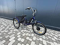 Трехколесный электровелосипед 24" Cubic-Bike LIMAN BLUE 500W 10.4 Ah 48V