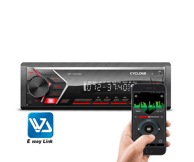 Автомобільна Bluetooth магнітола CYCLONE MP-1023 BA мультимедійний центр універсальний