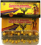 Таблетки для чоловічої потенції Пилюлі з женьшеню, пантів і оленячого пінису, 12+12, фото 2