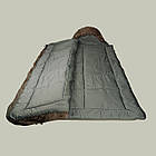 Спальник "Тактик -20 Зима 400" Спальний мішок-ковдра для суворої зими 210х85 см Коричневий, фото 7