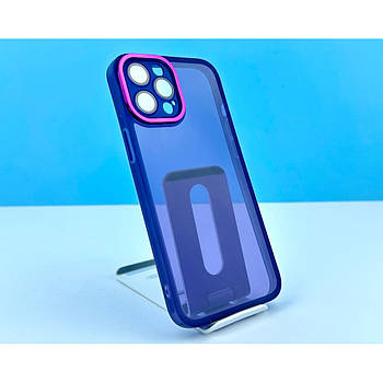 Чехол Epik Matte Edges для iPhone 13 Pro Max Синій