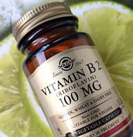 Витамин В2 Solgar Vitamin B2 100 mg 100 капсул Рибофлавин Vitaminka