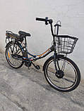 Електровелосипед складаний "Advance 24" 450 W 48 V e-bike, фото 3