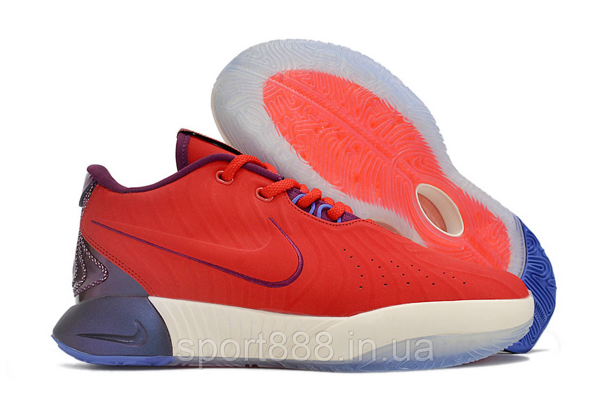 Eur36-46 Nike LeBron 21 James Theater Леброн червоні чоловічі баскетбольні кросівки, фото 1