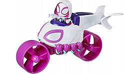 Marvel Spidey Spider-Man Павучок Привид Транспортний засіб Людини-Павука Ghost Spider  2 в 1