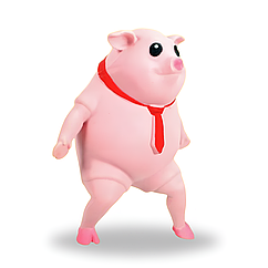 Aidokas, Антистрес-свиня для рук розміром 20 см, свинка-босс, свиня сквіш