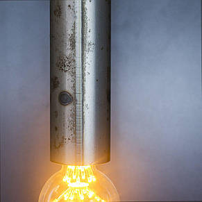 Точковий накладний світильник на 1 лампу Е27 60Вт метал циліндр 5,6х75 см, фото 2