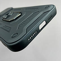 Чохол для Apple iPhone 12 Pro Max протиударний із шторкою для камери чохол на айфон 12 про макс чорний CRT, фото 4