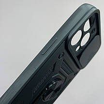 Чохол для Apple iPhone 12 Pro Max протиударний із шторкою для камери чохол на айфон 12 про макс чорний CRT, фото 3