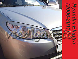 Вії на фари Hyundai Elantra Sd 2007-2010 рр.