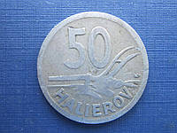 Монета 50 геллеров Словакия 1941